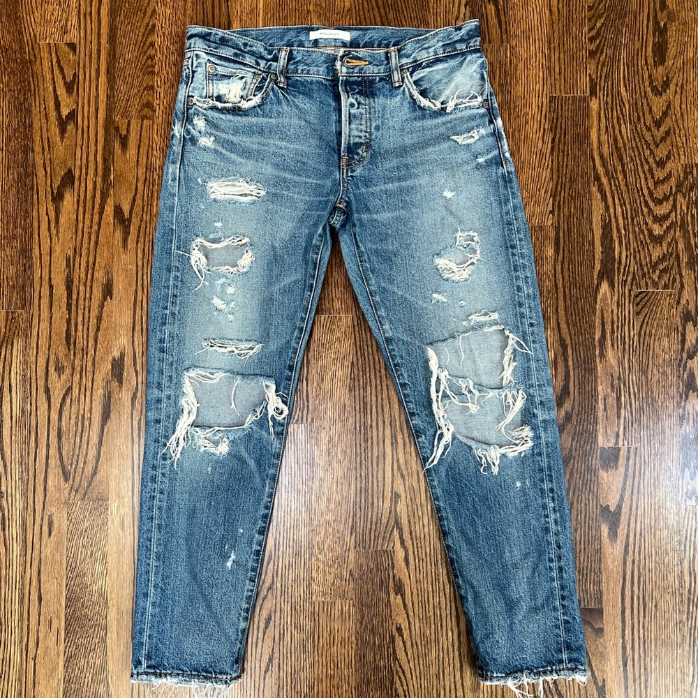 MOUSSY Distressed Denim